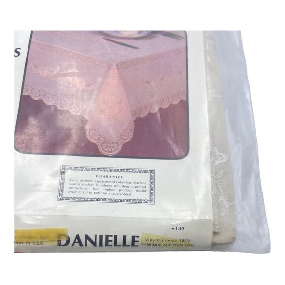 Vintage Danielle Tablecloth - Napples 54" × 72" - Picture 3 of 5